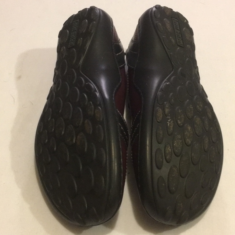 Josef Seibel Ladies Brown-Black Leather Flat Shoe - Picture 4 of 8